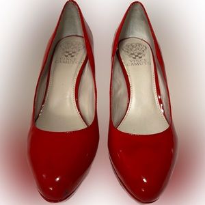 Vince Camuto Tango Red (Style: Vo-Desti) Soft Cow Patent Size 7.5